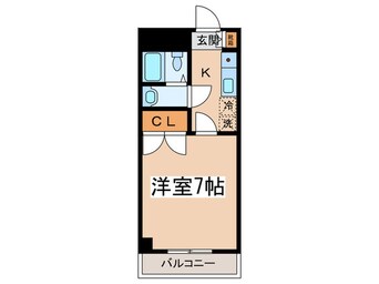 間取図 グランデュールアサノ