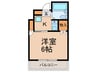 サンハイツアイダ 1Kの間取り