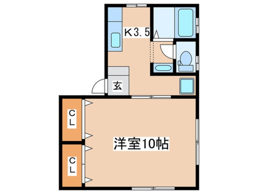 間取図 シャトレー茅ヶ崎