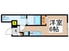 タスキsmart浅草橋 1Rの間取り