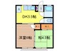 小川エンゼル 2DKの間取り