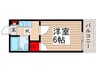 ラフォーレ吉場 1Kの間取り