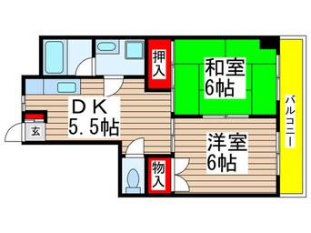 間取図 ニューウィング幕張２