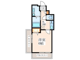 間取図 Blossom　Nakameguro