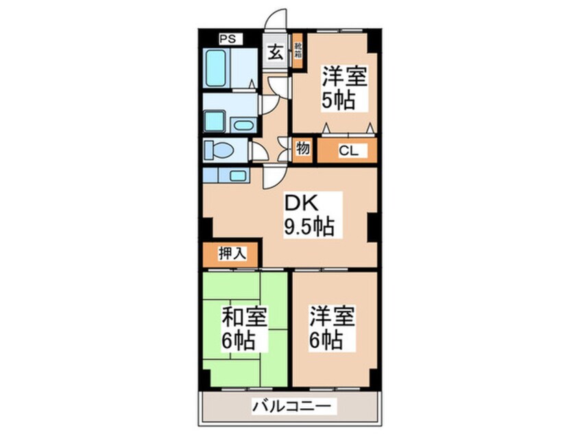 間取図 ドミールさがみ野