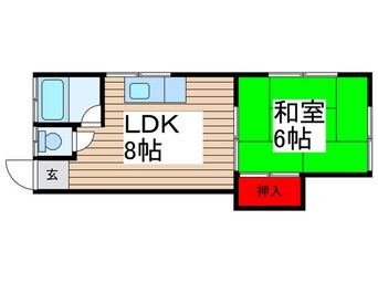 間取図 みよしハイツ第１・第２