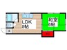 みよしハイツ第１・第２ 1LDKの間取り