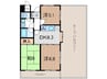 ベイシテｲメゾン石川町 3DKの間取り