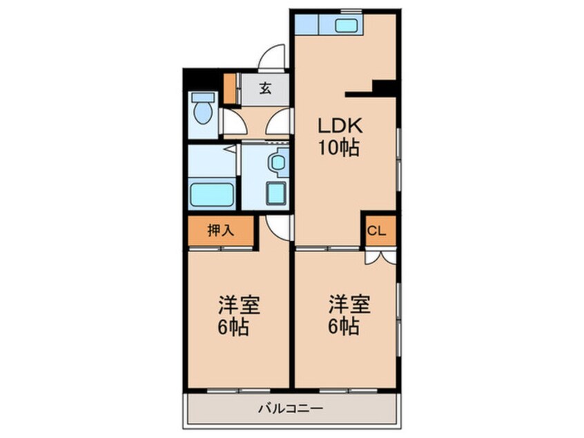 間取図 フルセイル橋本Ⅲ