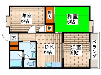 間取図 スクウェアーコート