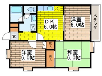 間取図 スクウェアーコート