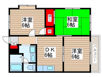 間取図 スクウェアーコート