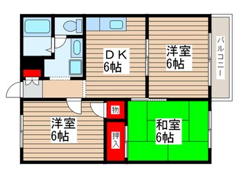 間取図 スクウェアーコート