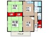 若松ハイツＣ棟 3DKの間取り