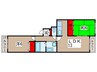 センターパーク稲毛海岸 2LDKの間取り
