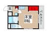 奥富マンション２ 1Rの間取り