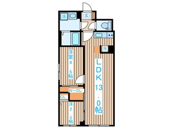 間取図 ウェルスクエア西新宿五丁目