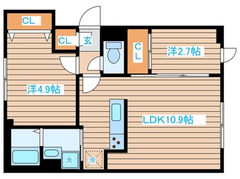 間取図 ウェルスクエア西新宿五丁目