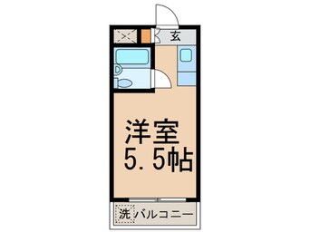 間取図 アサヒヒルズ