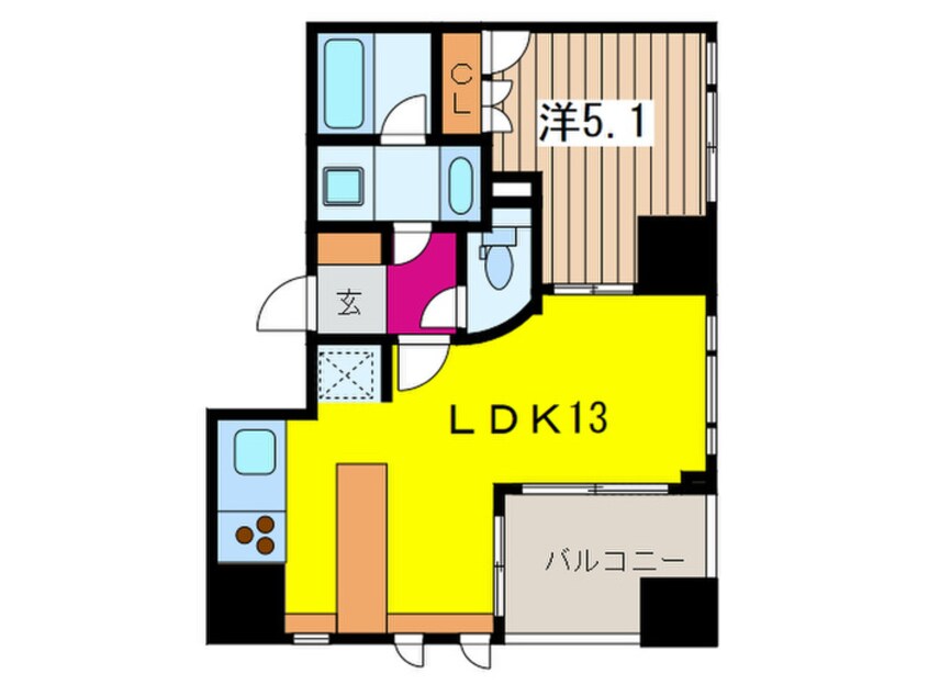 間取図 メゾンド日本橋三越前