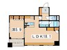 メゾンド日本橋三越前 1LDKの間取り