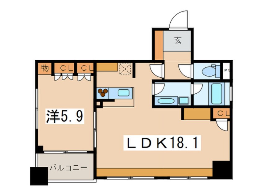 間取図 メゾンド日本橋三越前