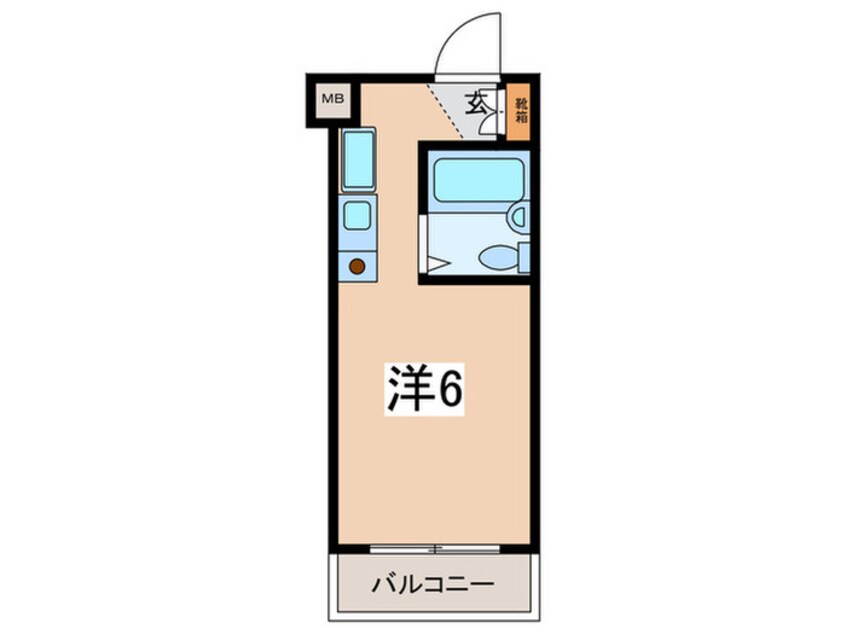 間取図 エミグランド妙蓮寺（１０５）