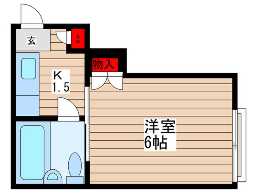 間取図 サンドビレッチ小平