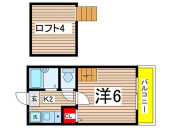 間取図 ロフティ－稲田堤