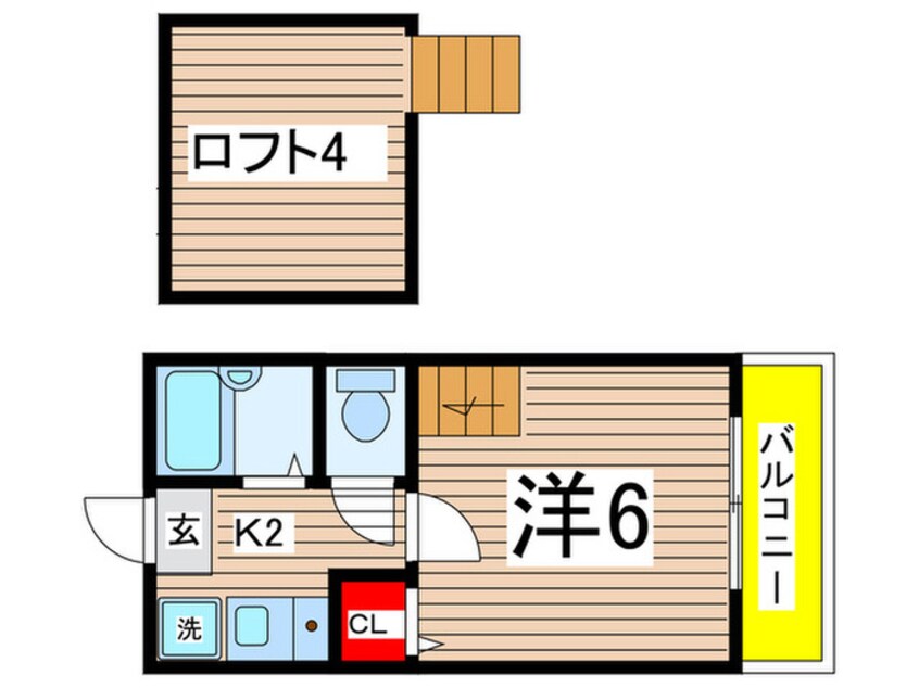 間取図 ロフティ－稲田堤