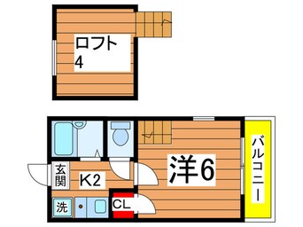 間取図 ロフティ－稲田堤