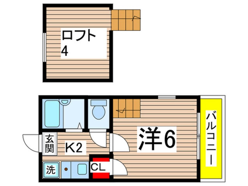 間取図 ロフティ－稲田堤