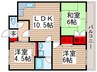 アバンデール四季野 3LDKの間取り