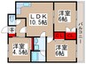 アバンデール四季野 3LDKの間取り