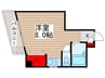 ハイツ栄 1Rの間取り