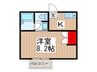 コーポカキザキ 1Kの間取り
