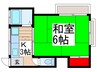 ドミールＫ　Ａ棟 1Kの間取り