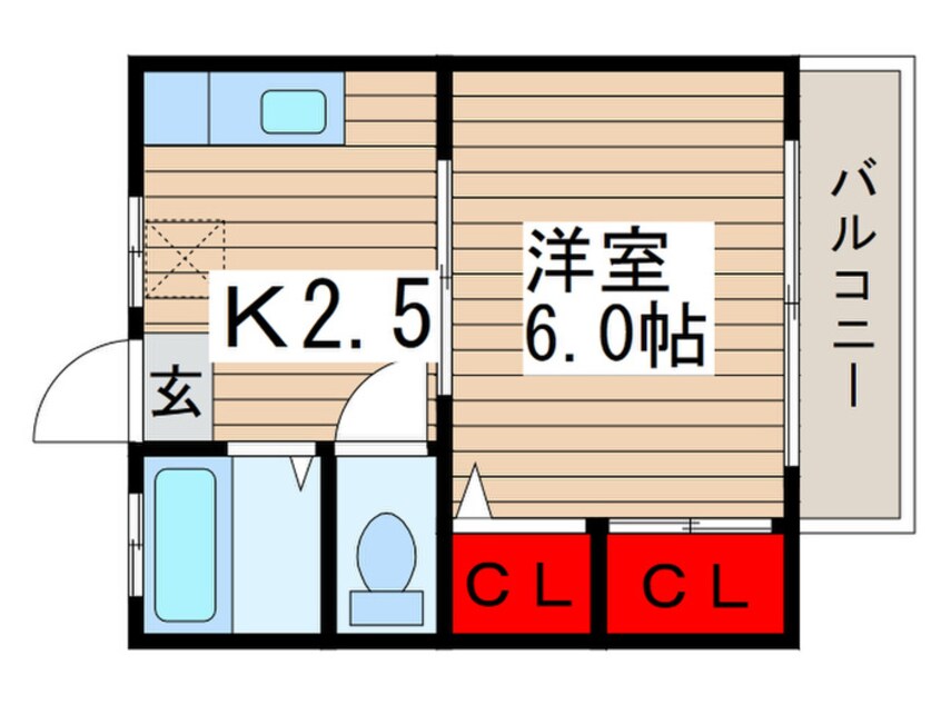 間取図 エースハイツ