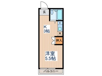 間取図 福島コーポ