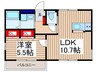 仮)富士見市関沢1丁目新築MAISON 1LDKの間取り