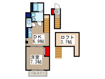 間取図 ヴィレッジフィールド彩