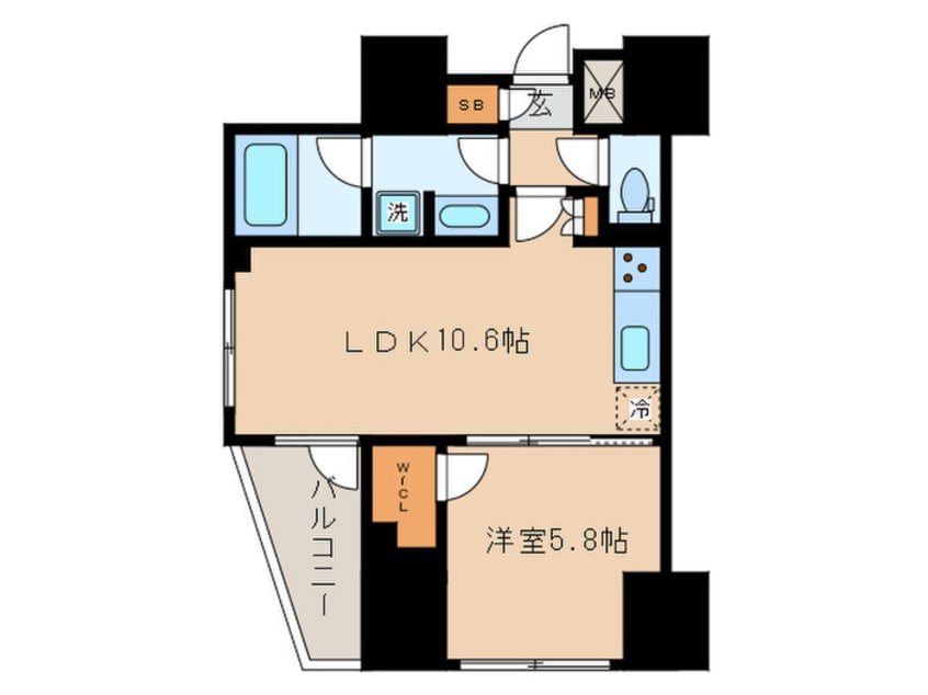 間取図 ザ・パークハビオ本郷菊坂