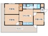 若林マンション 3DKの間取り