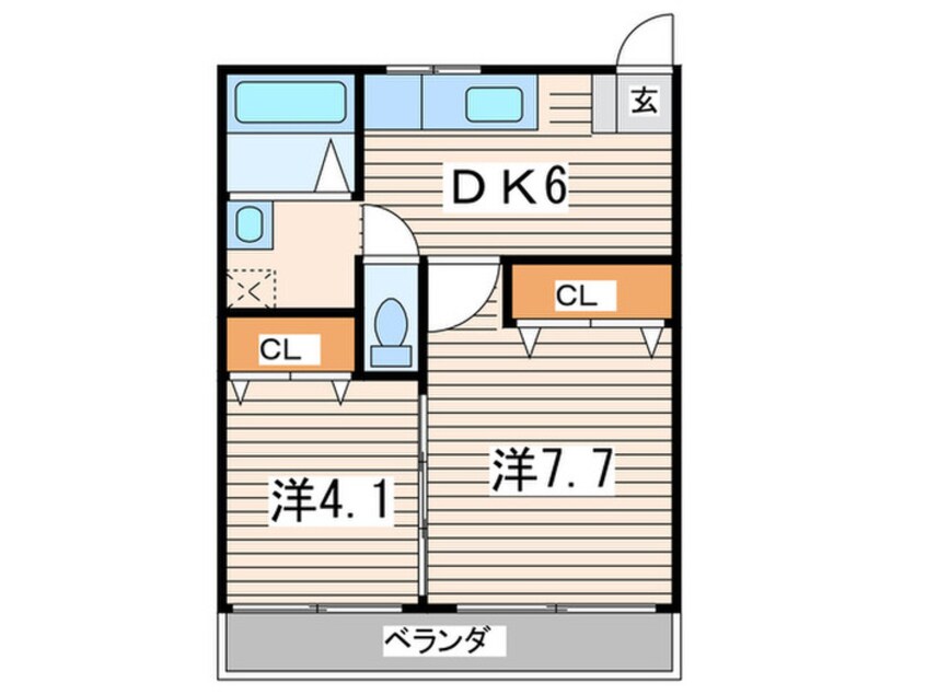 間取図 栄田建設森崎ビル