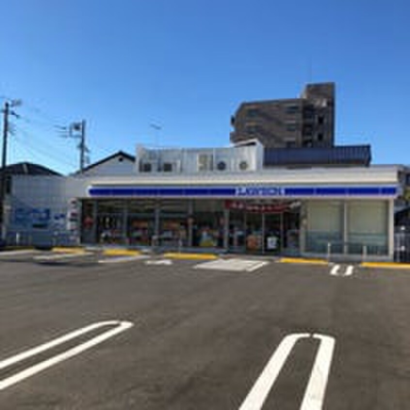 ローソン横須賀森崎1丁目店(コンビニ)まで48m 栄田建設森崎ビル
