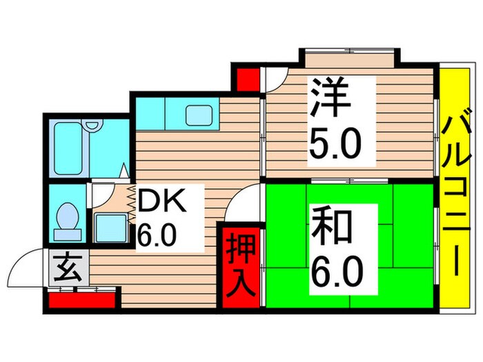 間取り図 ローズハイツ