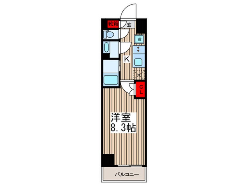 間取図 S-RESIDENCE浅草