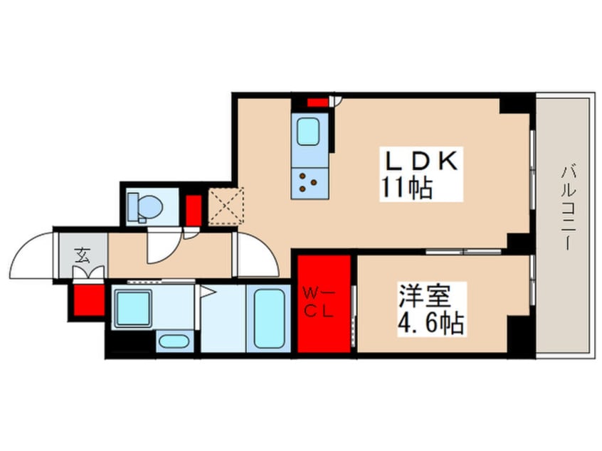 間取図 S-RESIDENCE浅草