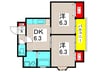 ファミ－ル・シャトレ小岩 2DKの間取り