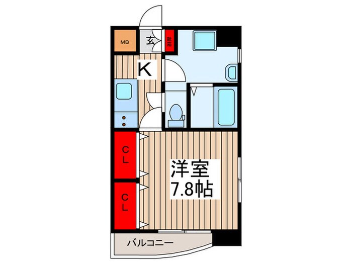 間取り図 ペルテ市川Ⅱ